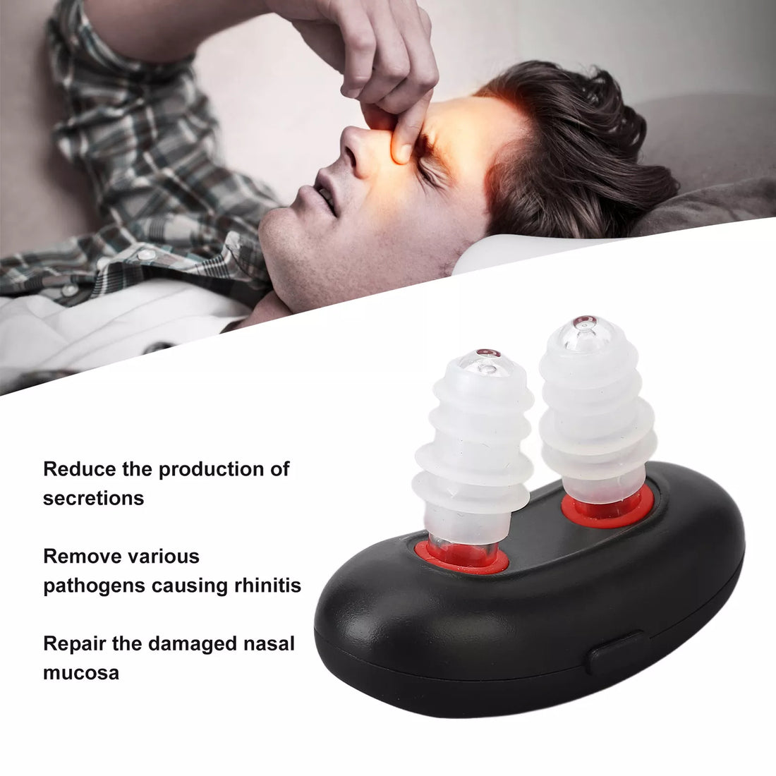 LuminAir Sinus Relief Red Light Therapy Device